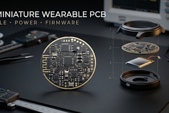 design small form factor wearable pcb with ble power management and firmware