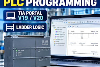 program siemens s7 1200 plc ladder logic in tia portal