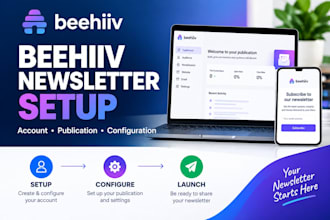 set up and configure your beehiiv newsletter account