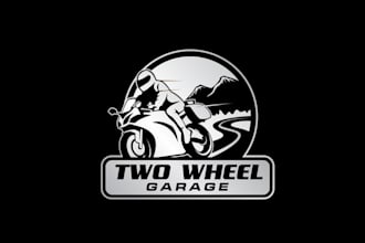 design motorcycling and sport touring logo