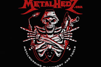 make a custom metal or punk band logo