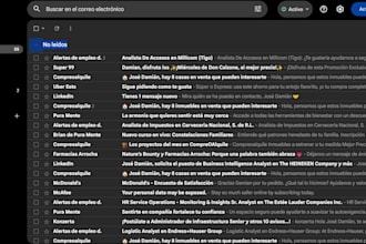 yo voy a organizar tu gmail con etiquetas, filtros y respuestas automáticas
