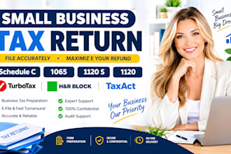 do small business tax return schedule c 1065 1120 s 1120 turbotax h r taxact