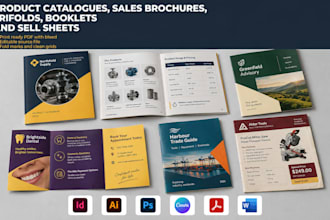 design product catalogues, sales brochures, trifolds, booklets and sellsheets