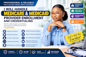 handle your credentialing, recredentialing, medicare and medicaid enrollment
