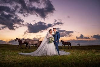 do the wedding photo editing and professional color grading