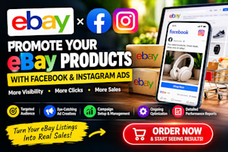 promote your ebay products with facebook instagram ads