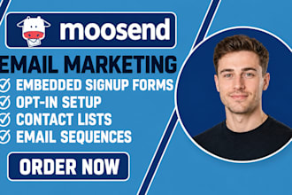 do moodsend embedded signup forms optin contact lists email sequences setup