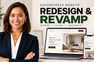 redesign and revamp your squarespace website