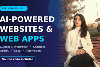 do ai web development as full stack ai developer with ai integration