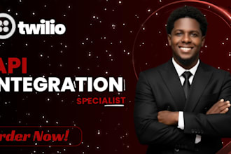 integrate twilio API for SMS, voice and CRM automation