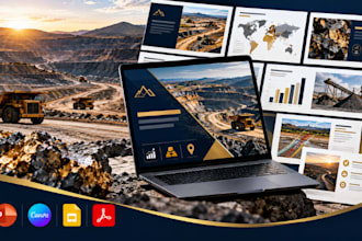 design mining investor, mineral exploration and resource presentation design