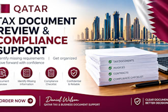 review your qatar tax documents and identify missing compliance requirements