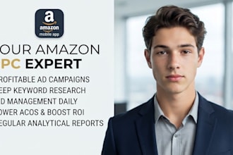 setup and manage your amazon PPC ads campaign, amazon ppc campaign fba ads VA