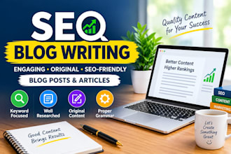 write engaging SEO blog posts and articles