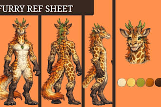 fursona ref sheet furry reference sheet anthro furry oc furry ref sheet