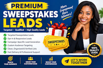 be your elderly sweeps leads broker mega million sweeps leads gambler bank leads