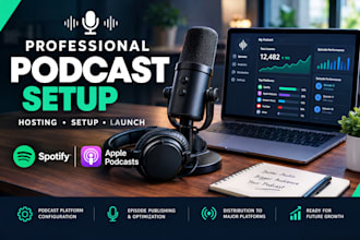 professionally setup your podcast for launch
