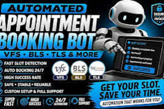 setup appointment booking bot,appointment bot,vfs appointment,vfs,booking bot