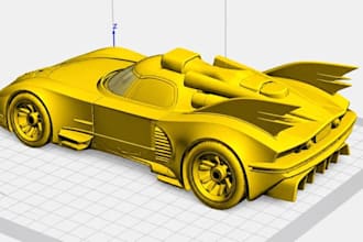 create 3d car model, 3d printable car, car stl, 3d printing, automotive cad