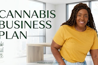 write a cannabis business plan with financial model for licensing