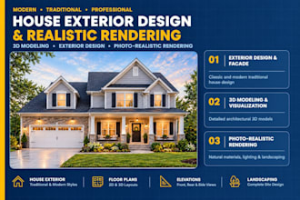 house exterior design and rendering