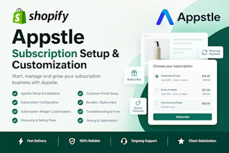 setup shopify appstle subscription and customize subscription app