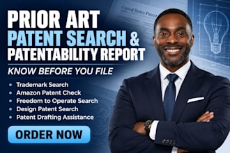 do prior art search and patentability report for your idea