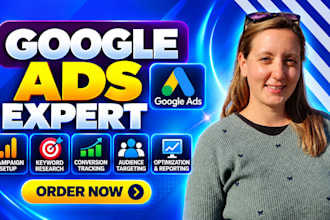 setup and manage google ads, conversion tracking with adwords PPC campaigns