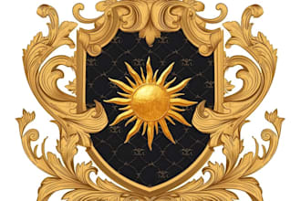 design heraldically accurate custom coat of arms, family crest