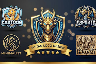 design a professional digital logo for your roblox game