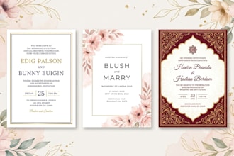 design elegant wedding invitation cards