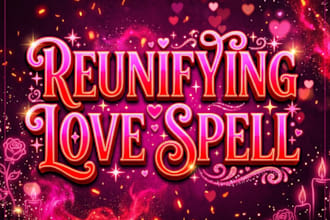 cast a spell or intention to reunify you with someone you love
