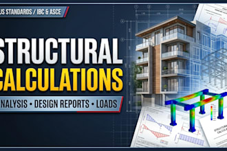 prepare structural engineering calculations and reports for your project