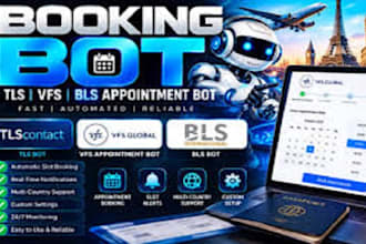 setup appointment booking bot,appointment bot,vfs appointment,vfs,booking bot