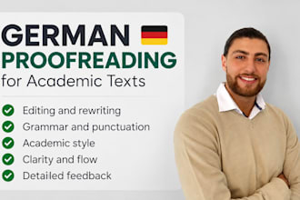 proofread and edit your german academic papers and theses as an expert