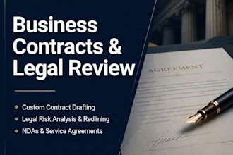 draft and review business contracts and legal agreements