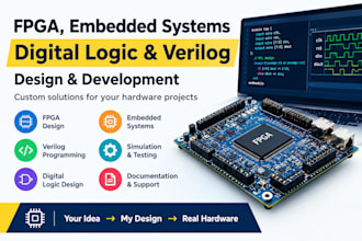 design fpga, embedded systems, digital logic and verilog projects