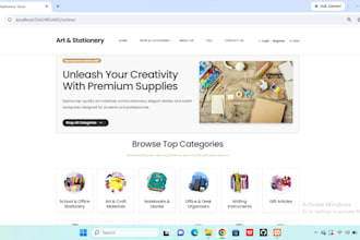 create a responsive online shopping website