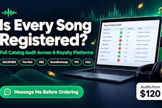 find and claim unpaid royalties for session singers and featured artists