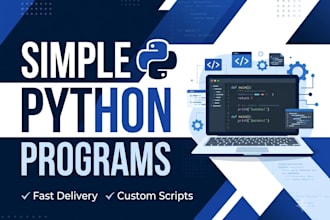 write a simple python program or script for beginners