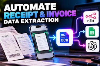 automate receipt and invoice data extraction using ocr n8n and ai