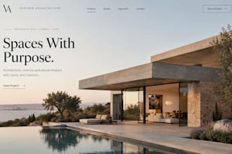 design squarespace architect architecture studio portfolio website