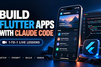 teach you to build flutter mobile apps using claude code or chatgpt