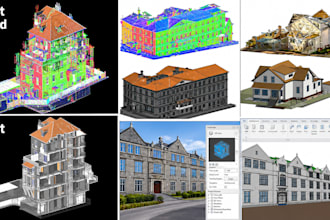 convert point cloud to revit bim model and scan to bim