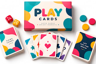 do card game design, playing card, poker card, fun card, party card, card deck