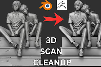 redesign 3d file 3d scan cleanup mesh repair modify stl 3mf for quality printing