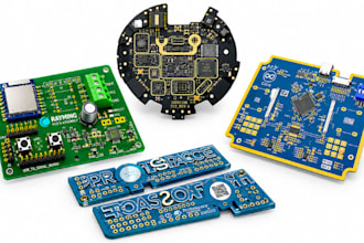 design professional pcb in kicad, schematic and layout