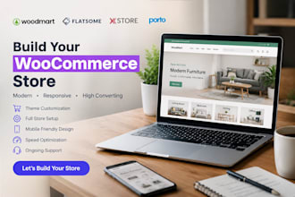 design, customize or redesign a flatsome woocommerce website