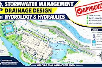 usa uk stormwater management drainage design hydrology hydraulics flood analysis